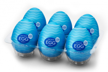 Set masturbátorov Tenga Egg Wavy II Cool Edition