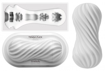 Mastubátor Tenga Flex Silky White