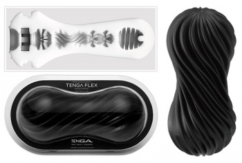 Masturbátor Tenga Flex Rocky Black