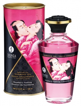 Shunga Aphrodisiac Warming Oil Raspberry Feeling