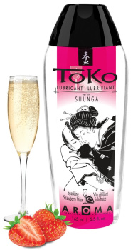 Lubrikačný gél Shunga Toko Aroma Strawberry Sparkling Wine