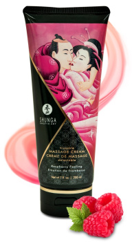 Masážny krém Shunga Kissable Raspberry Feeling