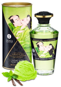 Shunga Aphrodisiac Warming Oil Midnight Sorbet