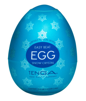 TENGA Easy Beat Egg SNOW CRYSTAL