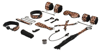 Liebe Seele Leopard Print bondage set