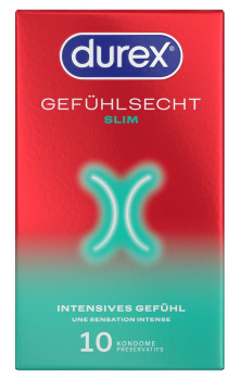 Durex Gefühlsecht Slim kondómy 10 ks