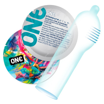 ONE Pleasure Plus kondómy 12 ks