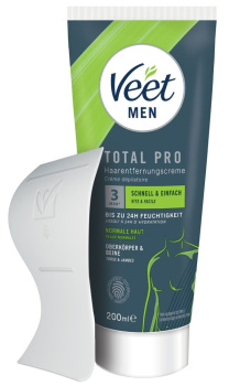 Veet Men TOTAL PRO pánsky set na depiláciu
